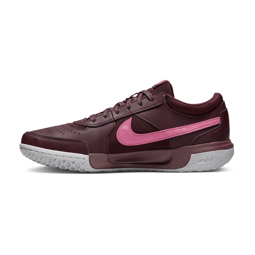 Nike Women's Zoom Court Lite 3 Tennis Shoes Burgundy and pink hard court 6.5
